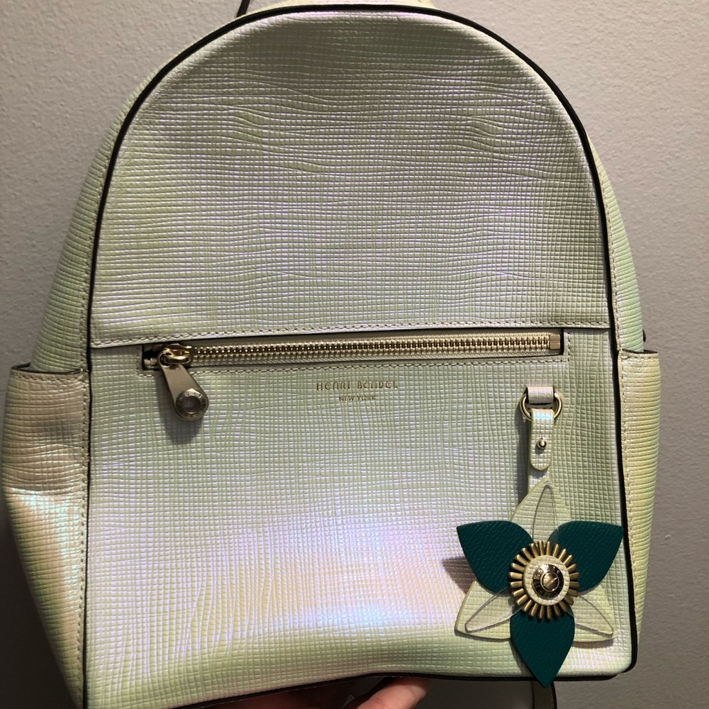 Henri Bendel iridescent mini backpack